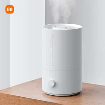 小米加湿器2卧室家用办公室桌面迷你低噪空气加湿银离子材料上加水4L大容量	